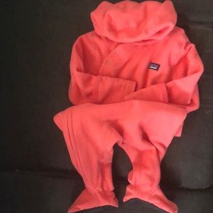 Patagonia Baby Micro D Fleece Bunting size 3-6M